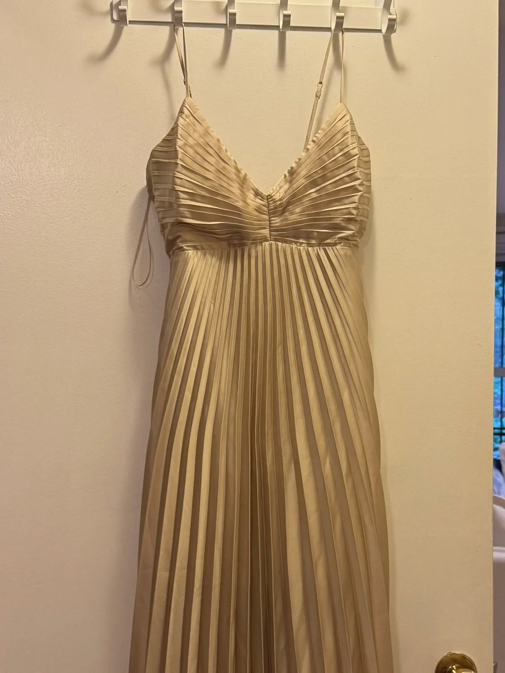 A&F Giselle Pleated Maxi Dress
